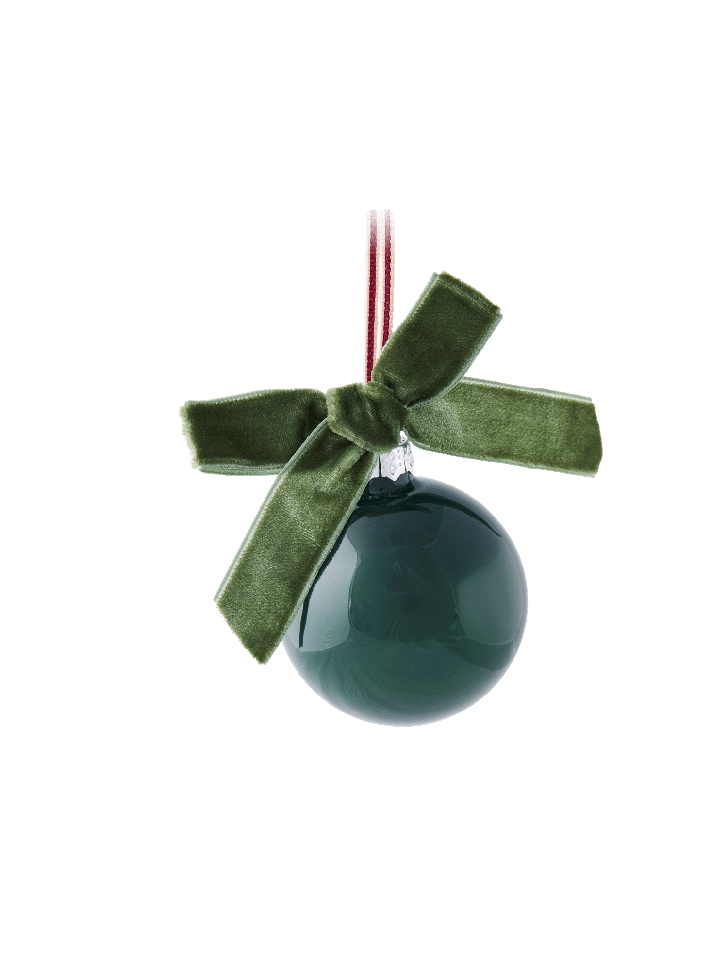 Julekugle med sløjfe